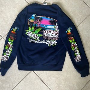 Ron Jon Sur Shop Crewneck Navy Blue